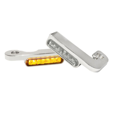 HeinzBikes, Stripes below bar turn signals. Chrome no PL