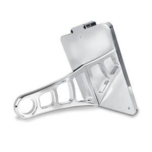 *6 DAYS EXTRA TRANSIT TIME* HeinzBikes, side mount license plate bracket. Chrome
