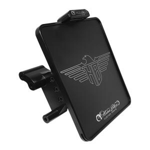 *6 DAYS EXTRA TRANSIT TIME* HeinzBikes, side mount license plate bracket. Black