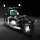 *6 DAYS EXTRA TRANSIT TIME* HeinzBikes, side mount license plate bracket. Black