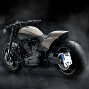 *6 DAYS EXTRA TRANSIT TIME* HeinzBikes, side mount license plate bracket. Black