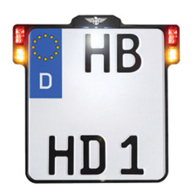 *6 DAYS EXTRA TRANSIT TIME* HeinzBikes, All-In-One license plate bracket with taillight