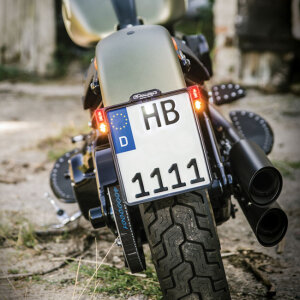 *6 DAYS EXTRA TRANSIT TIME* HeinzBikes, All-In-One license plate bracket with taillight