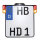 *6 DAYS EXTRA TRANSIT TIME* HeinzBikes, All-In-One license plate bracket with taillight