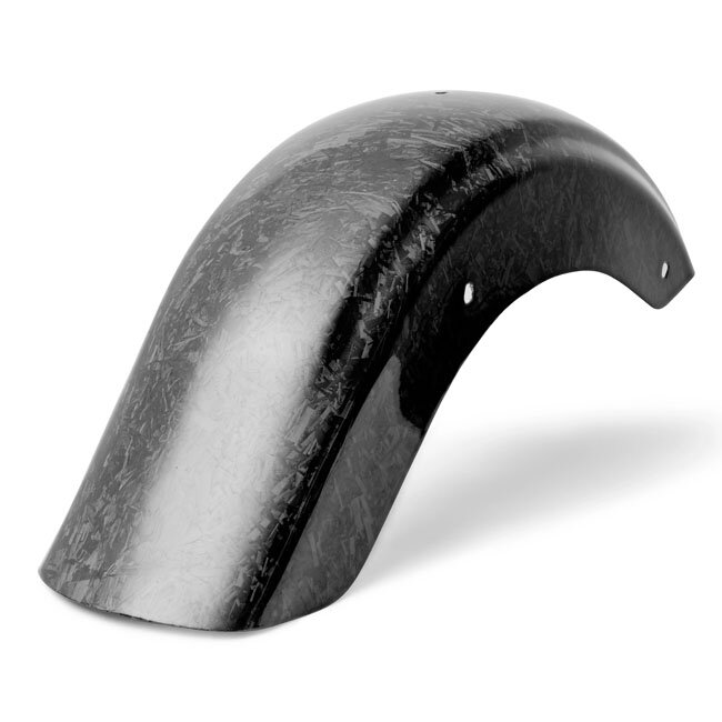 Tommy & Sons, carbon fiber stock style rear fender. Forged