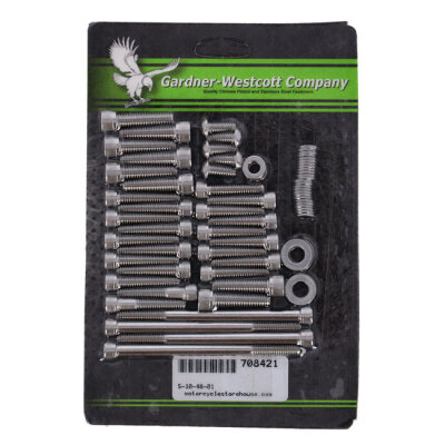 GW, cam/transm./primary side cover mount kit. SS Allen