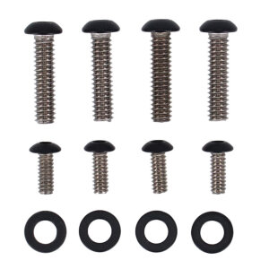 Screws4Bikes, bolt kit, handlebar switches. Matte black