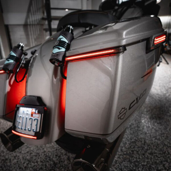 Custom Dynamics, Low Profile LED saddlebag lights. Smoke