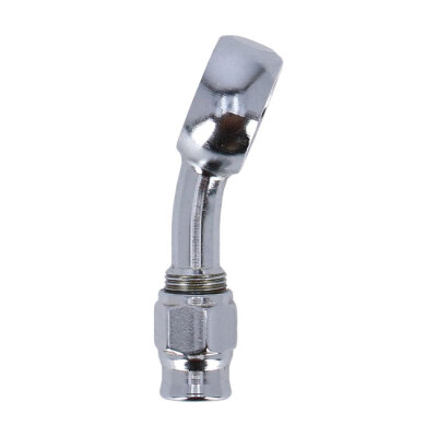 Goodridge, 12mm banjo fitting 20 degree bend. Chrome