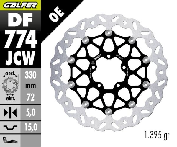 Brake Disc Wave Floatech