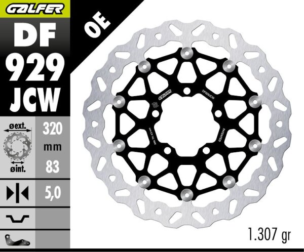 Brake Disc Wave Floatech