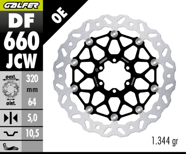 Brake Disc Wave Floatech