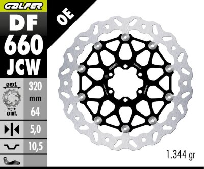 Brake Disc Wave Floatech