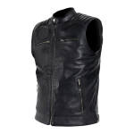 ** John Doe Storm Leather vest black Size 4XL