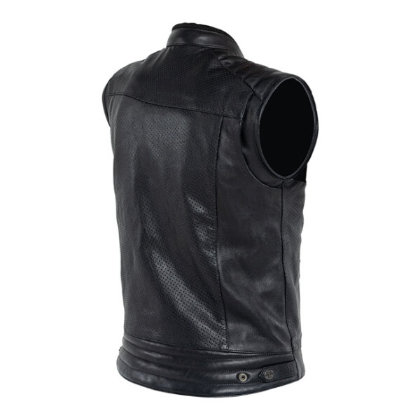 ** John Doe Storm Leather vest black Size 4XL