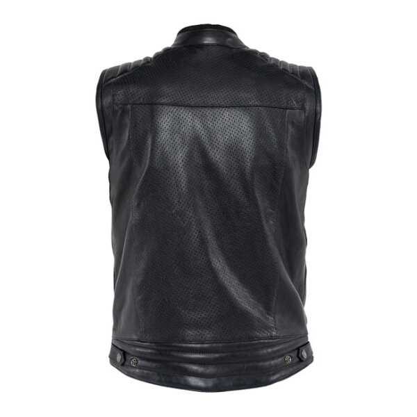 ** John Doe Storm Leather vest black Size 4XL