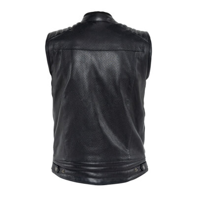 ** John Doe Storm Leather vest black Size 4XL