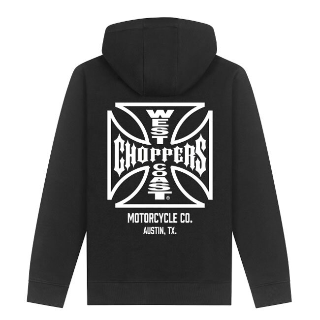 WCC ATX Cross zip hoodie black/white Size 2XL