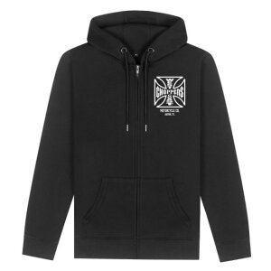 WCC ATX Cross zip hoodie black/white Size 3XL