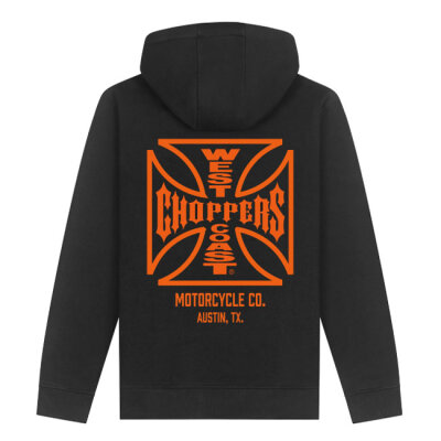 WCC ATX Cross hoodie black/orange Size 2XL
