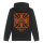 WCC ATX Cross hoodie black/orange Size 2XL