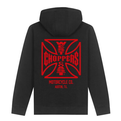 WCC ATX Cross hoodie black/red Size 3XL