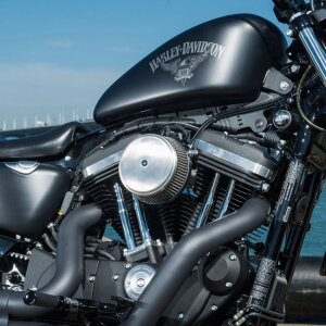 Arlen Ness, Stage 1 Big Sucker air cleaner. Brushed SS