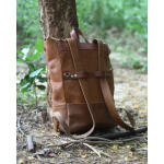 Trip Machine Backpack panniers vintage tan