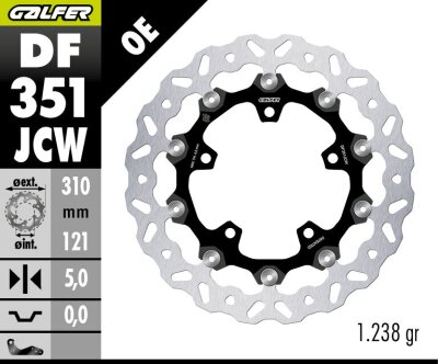 Brake Disc Wave Floatech