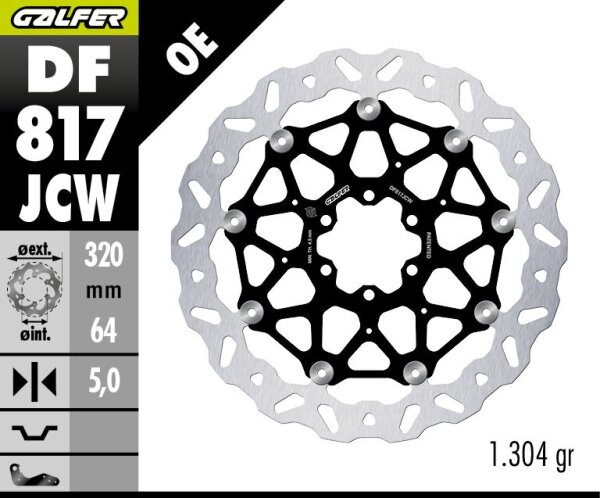 Brake Disc Wave Floatech