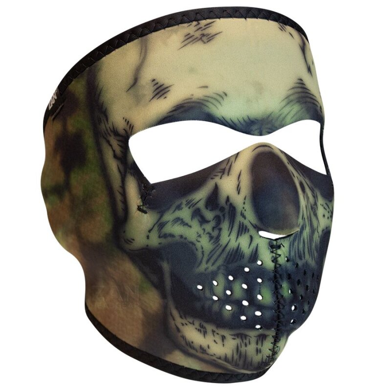 Full Mask Neoprene Wood Tie Dy
