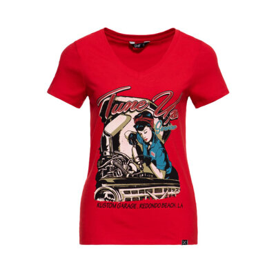 Queen Kerosin Tune Up t-shirt red Size S