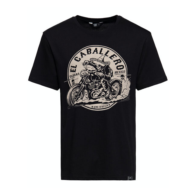 King Kerosin El Caballero t-shirt black Size L