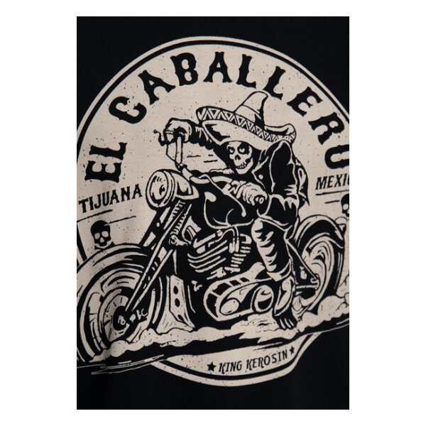King Kerosin El Caballero t-shirt black Size L