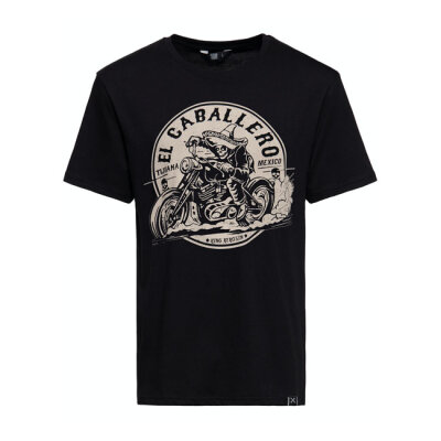 King Kerosin El Caballero t-shirt black Size L