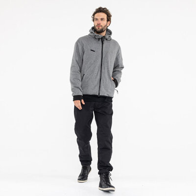 John Doe XTM hoodie grey melange Size XL