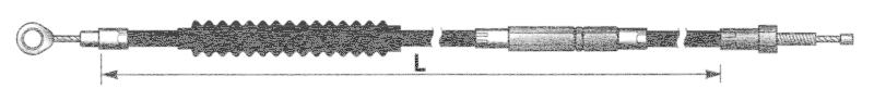 Chromite clutch cable BT18 L=71" (GB)