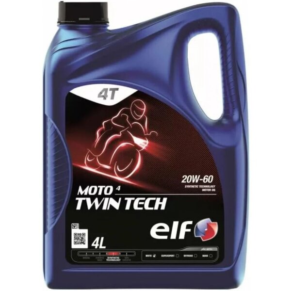 Oil Moto 4 Twin Tech 20w60 Syn