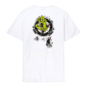 Santa Cruz Roskopp Screaming Target t-shirt white size M