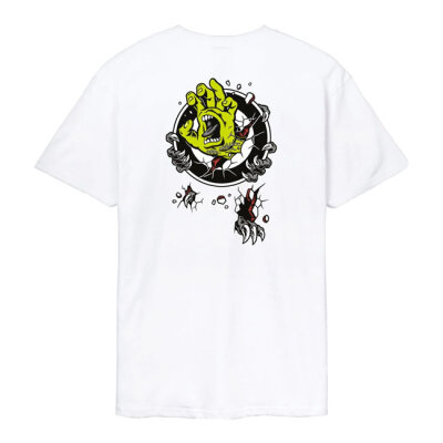 Santa Cruz Roskopp Screaming Target t-shirt white size XL