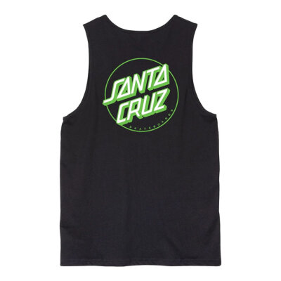 Santa Cruz Partial Dot top black Size 2XL