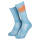 Santa Cruz Partial Dot sock pacific blue&black size 42-45