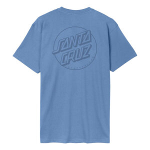 Santa Cruz Tonal Opus Dot Stripe t-shirt azure blue size 2XL
