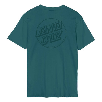 Santa Cruz Tonal Opus Dot Stripe t-shirt cosmic teal size L