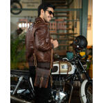 Tripmachine Moto Sling bag cognac