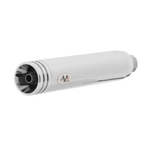 V Performance, 114mm Double Ring slip-on mufflers. Chrome