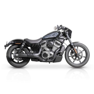 V Performance slip on muffler for Nightster. Black