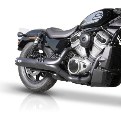 V Performance slip on muffler for Nightster. Black