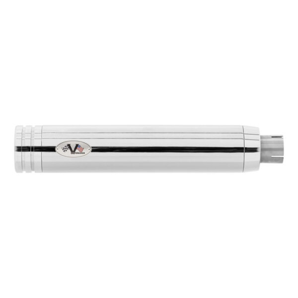 V Performance, Double Ring slip-on muffler set. Chrome
