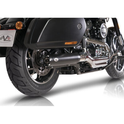 V Performance, Revolver slip-on muffler Sport Glide. Black